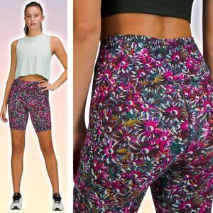 LULULEMON Swift Speed High-Rise Short 8" Size 2 Floral Electric Multi